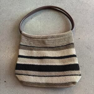 Vintage 90s Minicci Italian Woven Shoulder Purse
